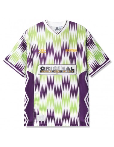 Butter x Umbro Optical Jersey Grape/Volt basket pas cher