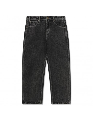 Butter Goods Art Denim Jeans Washed Black la colonne vertébrale