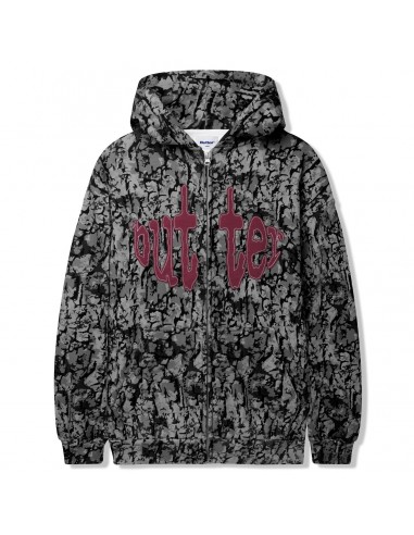 Butter Goods Frenzy Zip-Thru Hood Grey Camo prix