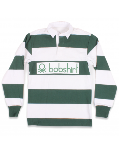 Overripe Bobshirt Rugby Shirt Green/White Small Comparez et commandez 