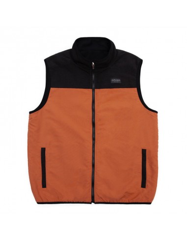 Grand Collection Reversible Vest Black/Rust Comparez et commandez 