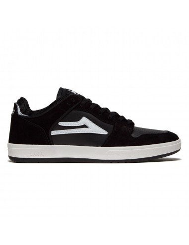 Lakai Telford Low Black/White Suede la colonne vertébrale