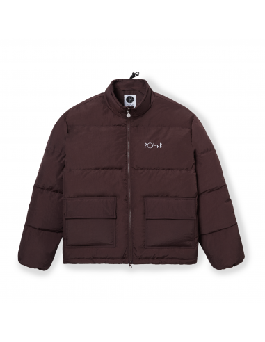 Polar Skate Co. Pocket Puffer Jacket Bordeaux français